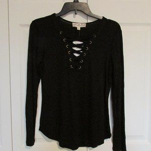Kohl's Criss-Cross Rayon Long Sleeve
